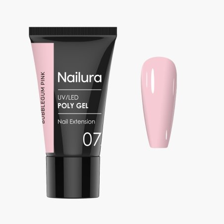 Nailura - Poly Gel 7 - Bubblegum Pink - 30 ml