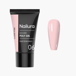 Nailura - Poly Gel 6 - Clear Pink - 30 ml