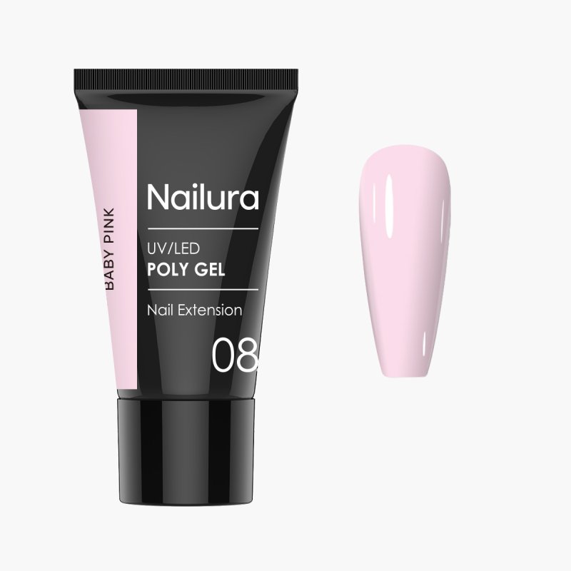 Nailura - Poly Gel 8 - Baby Pink - 30 ml