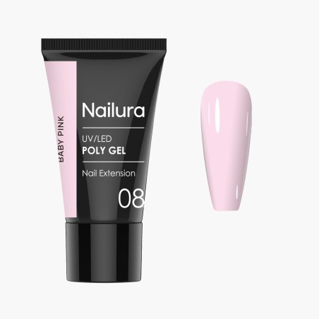Nailura - Poly Gel 8 - Baby Pink - 30 ml