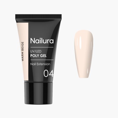 Nailura - Poly Gel 4 - Warm Beige - 30 ml