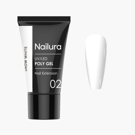Nailura - Poly Gel 2 - Snow White - 30 ml