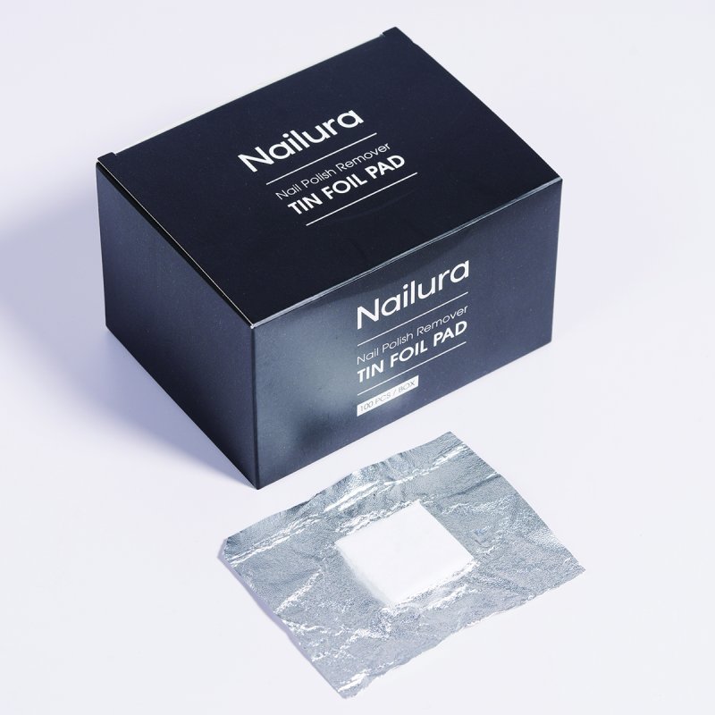 Nailura - Nail Polish Remover - Tin Foil Pad