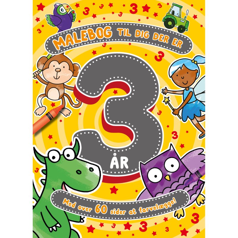 Coloring Book for 3-Year-Olds