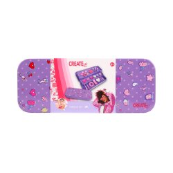 Create It! - 3 Layered Makeup Tin Purple (884504B)