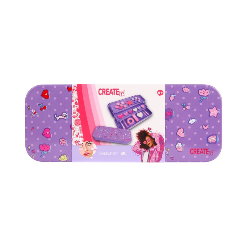 Create It! - 3 Layered Makeup Tin Purple (884504B)