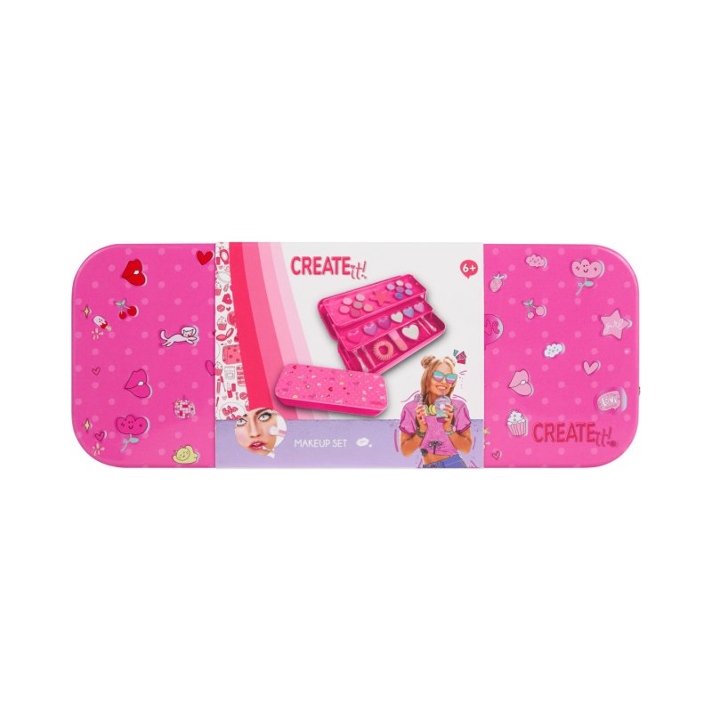 Create It! - 3 Layered Makeup Tin Pink (884504V1)