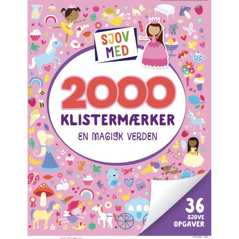 Fun with 2000 Stickers: A Magical World