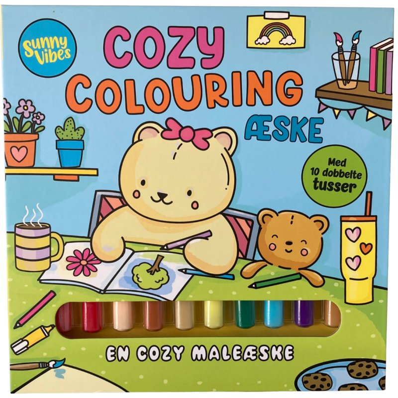 Cozy Coloring - Sunny Vibes: Cozy Colouring box