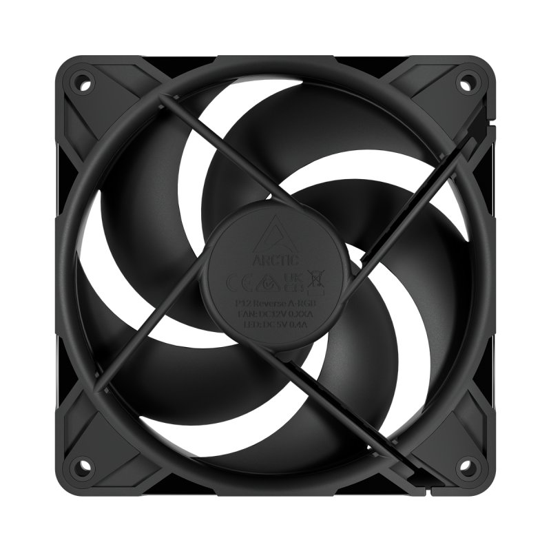 Ventilateur de boitier Arctic P12 Pro Reverse - 12cm (Noir)