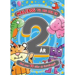Malebog til dig der er 2 år