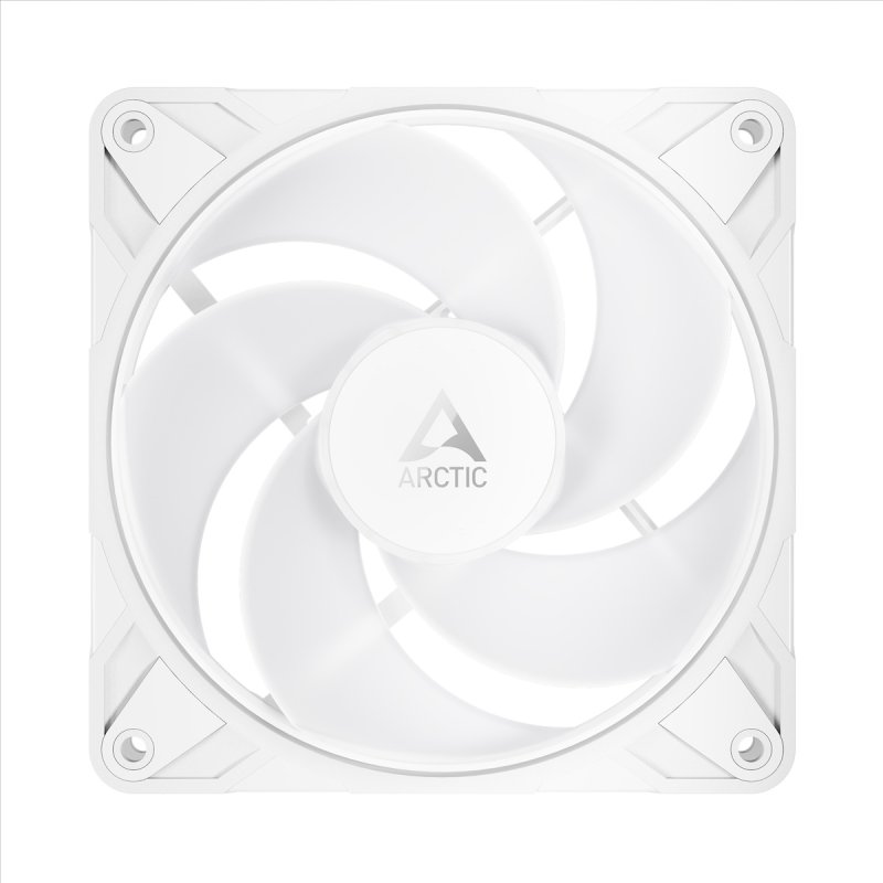 ARCTIC P12 Pro ARGB 120mm PWM Reverse Blade Case Fan w/ Cable Splitter, Fluid Dynamic Bearing, 500-3000 RPM, White