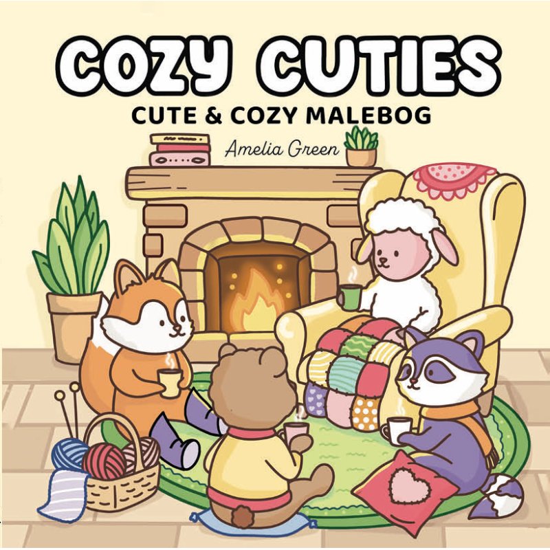 Cozy Coloring - Amelia Green: Cozy Cuties