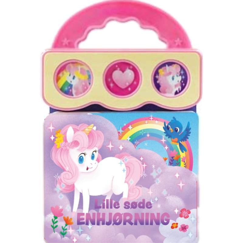 Bog med håndtag: Lille søde enhjørning