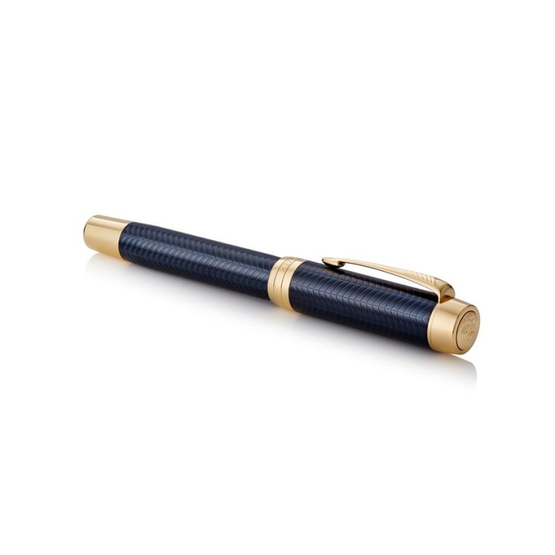 Parker - Duofold Centennial Fountain Pen - Prestige Blue Chevron - Medium