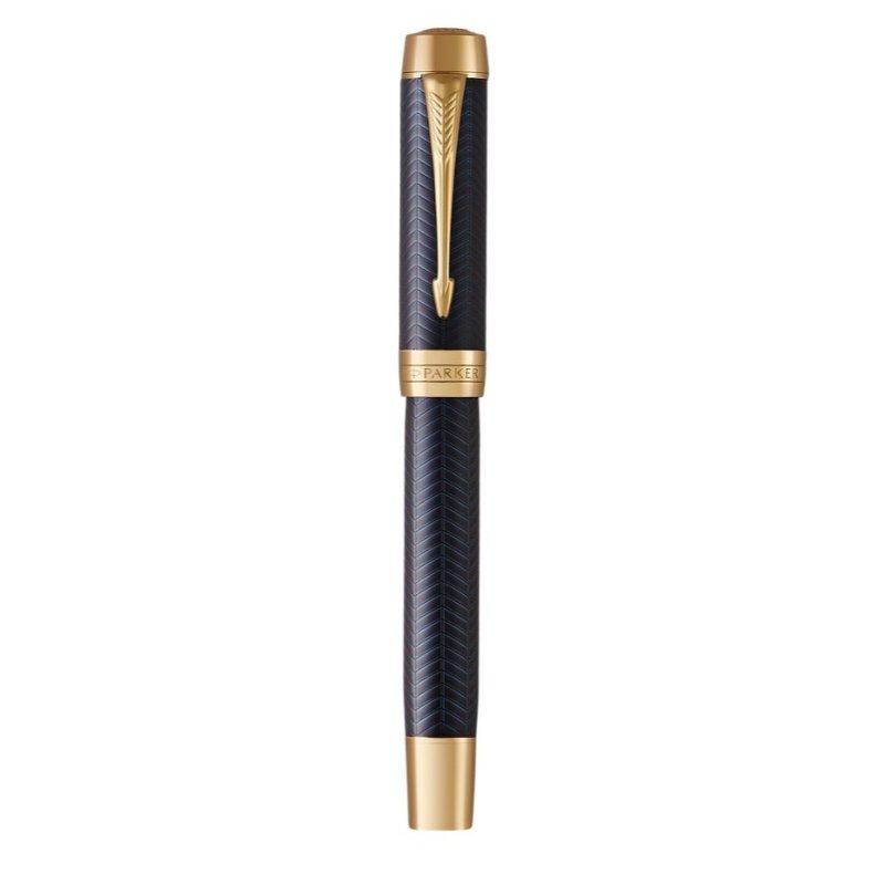 Parker - Duofold Centennial Fountain Pen - Prestige Blue Chevron - Medium