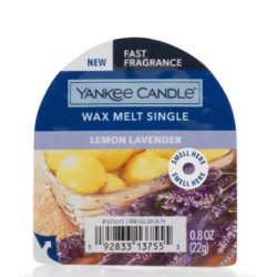 Yankee Candle Lemon Lavender Wax 22g A Soothing And Refreshing Fragrance
