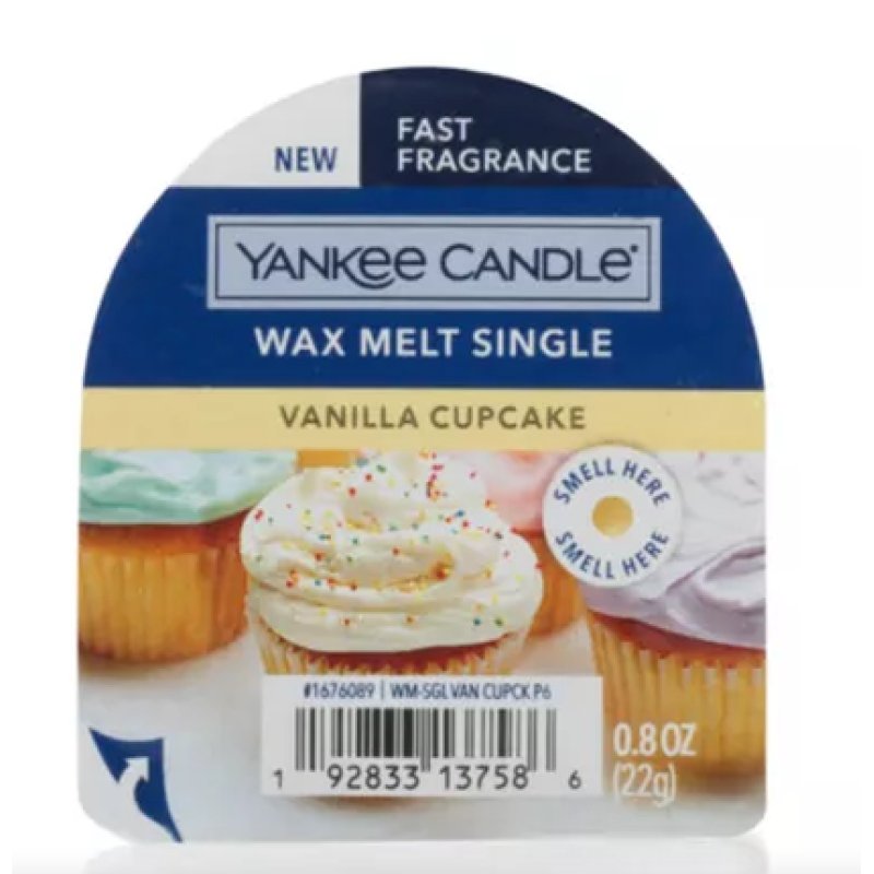 Yankee Candle Vanilla Cupcake Wax Melt 22g