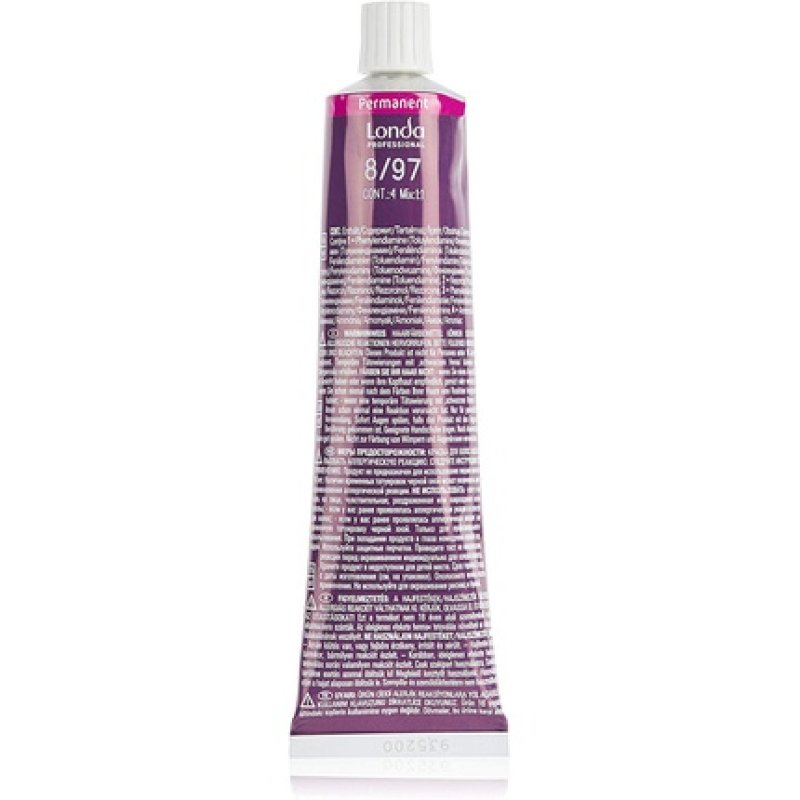 Londa Permanent Hair Colour Cream, 8/97 Morning Cappuccino, 60 Ml