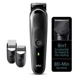 Braun MGK3440 tondeuse à cheveux Noir, Gris Hybrides nickel-métal (NiMH)