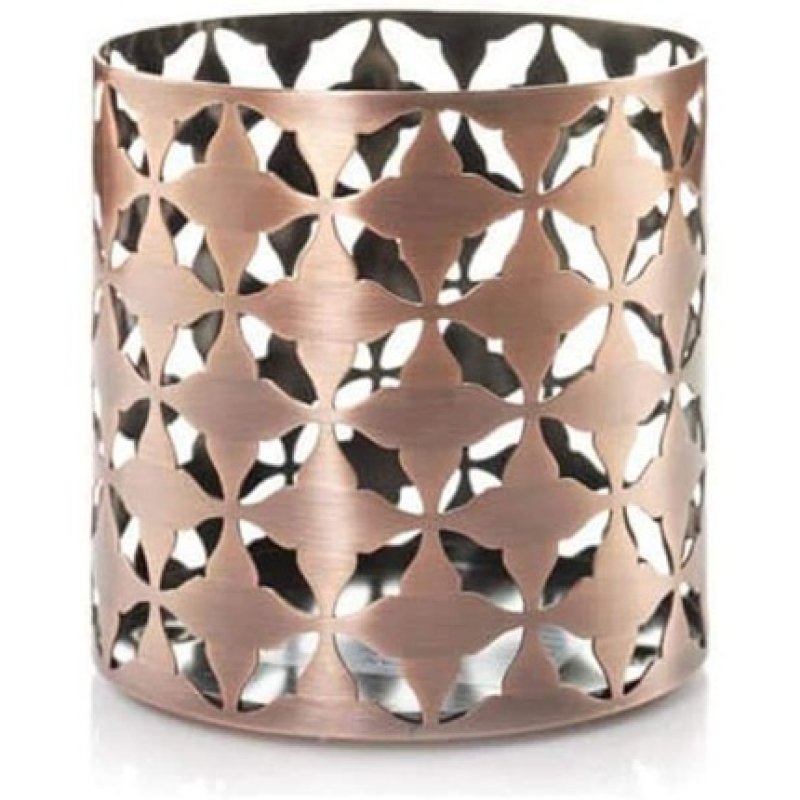 Yankee Candle 1507943 Metal Candle Holder, 10.5 Cm X 10.5 Cm X 10.5 Cm, Copper