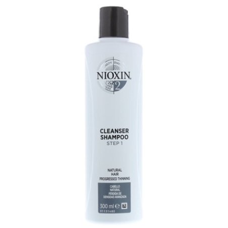 Nioxin 3-Part System 2 Natural Hair with Progressed Thinning Hair Treatment Scalp Therapy Hair Thickening Treatment
