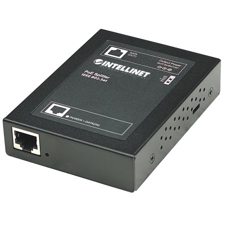 Intellinet Power over Ethernet (PoE ) Splitter IEEE802.3at 5 7.5 9 or 12 V DC output voltage