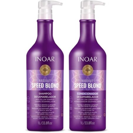 Inoar Speed Blond Shampoo And Conditioner Kit