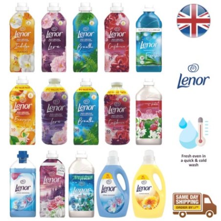 Lenor Fabric Conditioner Freshener Liquid Long Lasting Fragrance