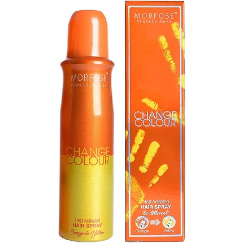 Morfose Change Color Hair Spray 150ml Orange to Yellow
