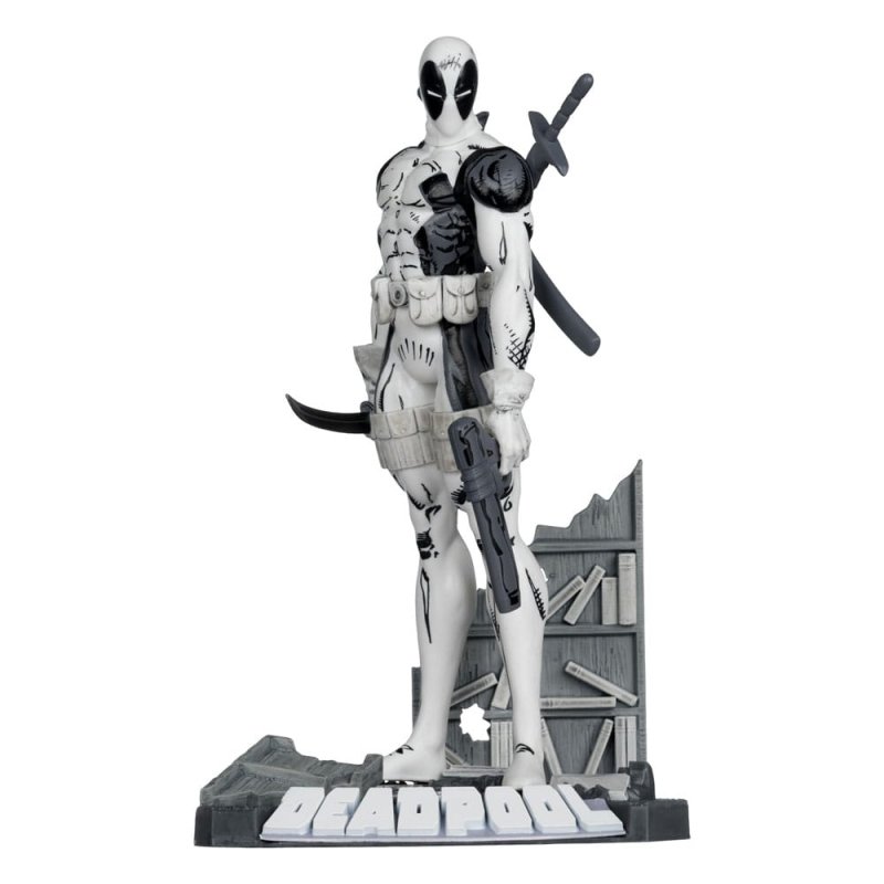 Marvel Collection PVC Statue 1/10 Deadpool (The New Mutants 98) (Line Art) (Gold Label) 17 cm