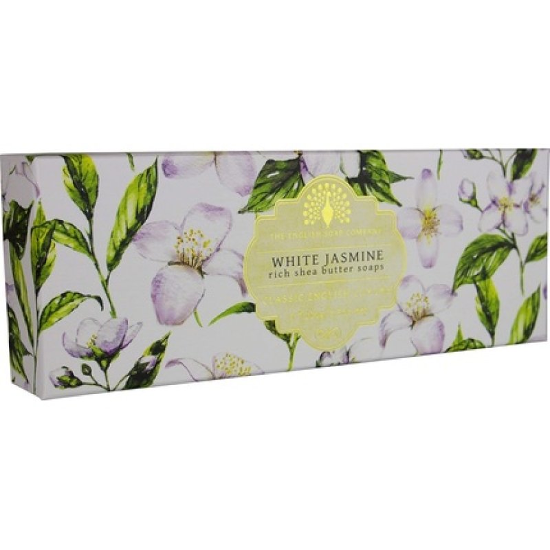 The English Soap Company Triple Gift Boxed Hand Soaps - White Jasmine