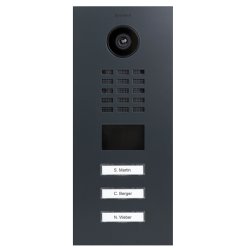 DoorBird D2103V système vidéophone Noir