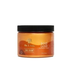As I Am Curl Color Bold Gold 6oz Color & Curling Gel - Temporary Color Vegan & Cruelty Free