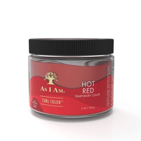 As I Am Curl Color Hot Red 6oz Color and Curling Gel Temporary Color