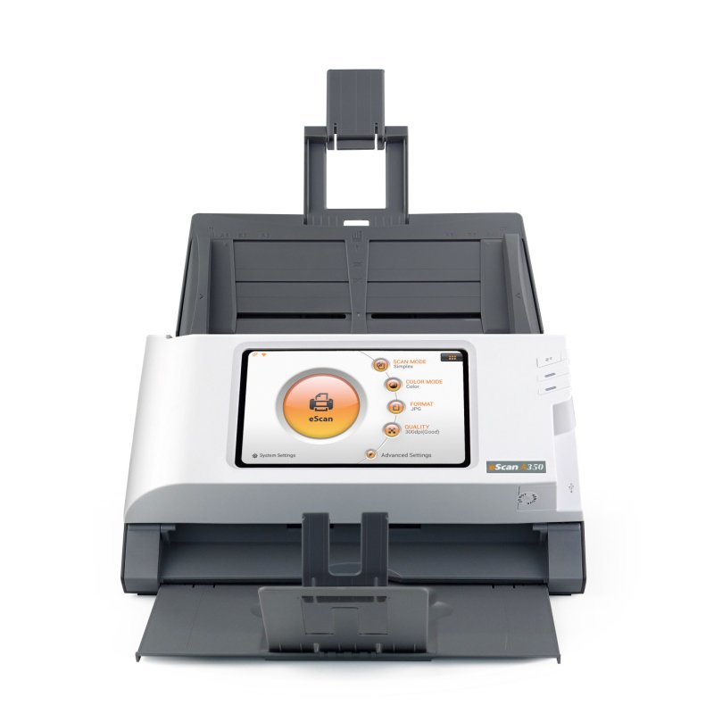 Plustek eScan A350 Essential ADF scanner 600 x 600 DPI A4 Black, White