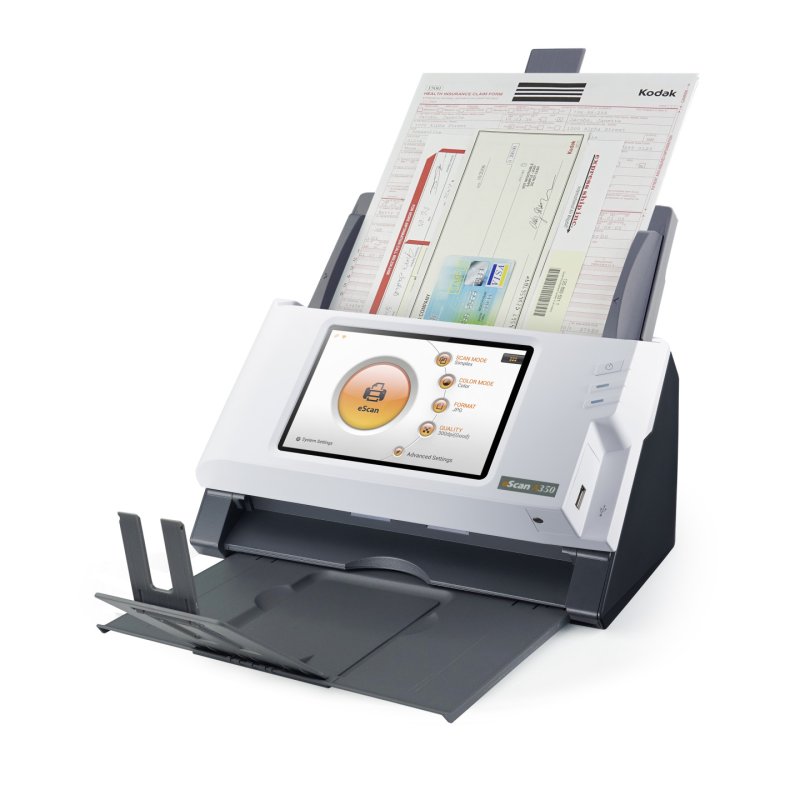 Plustek eScan A350 Essential ADF scanner 600 x 600 DPI A4 Black, White