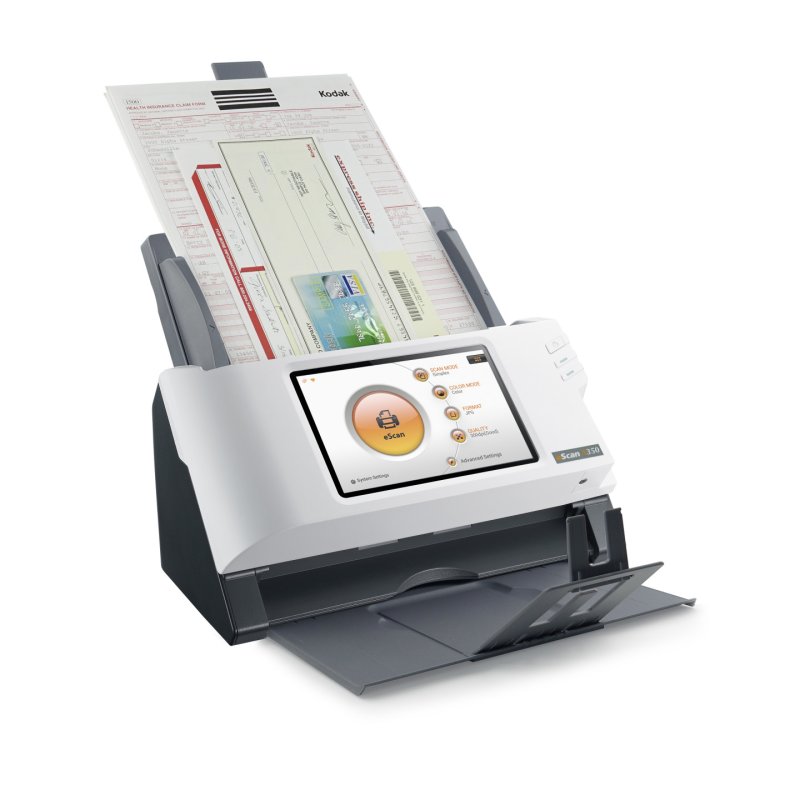 Plustek eScan A350 Essential ADF scanner 600 x 600 DPI A4 Black, White