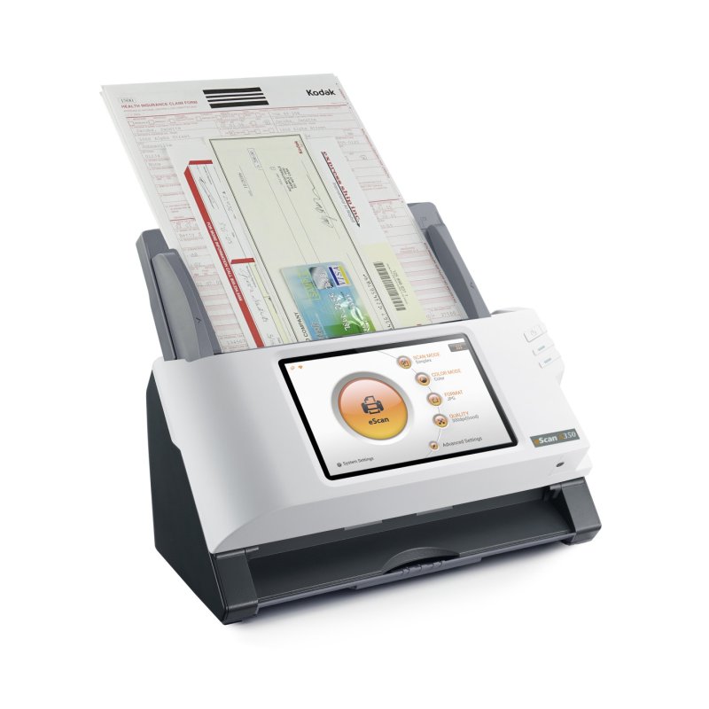 Plustek eScan A350 Essential ADF scanner 600 x 600 DPI A4 Black, White