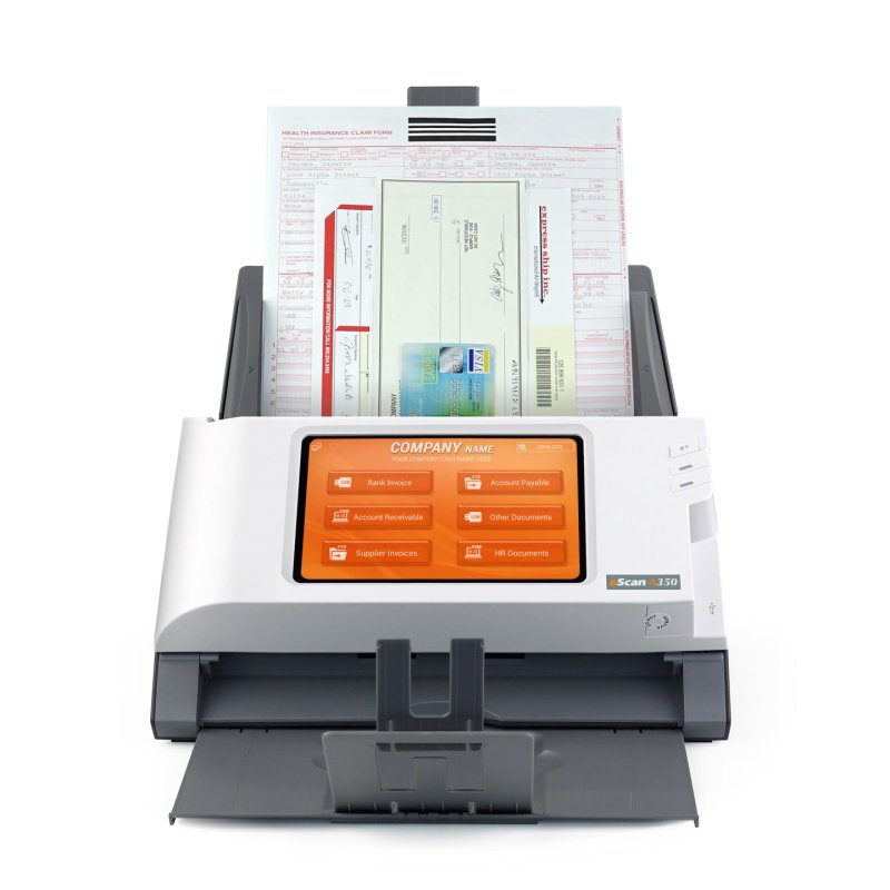 Plustek eScan A350 Enterprise Numériseur chargeur automatique de documents (adf) chargeur manuel 600 x 600 DPI A4