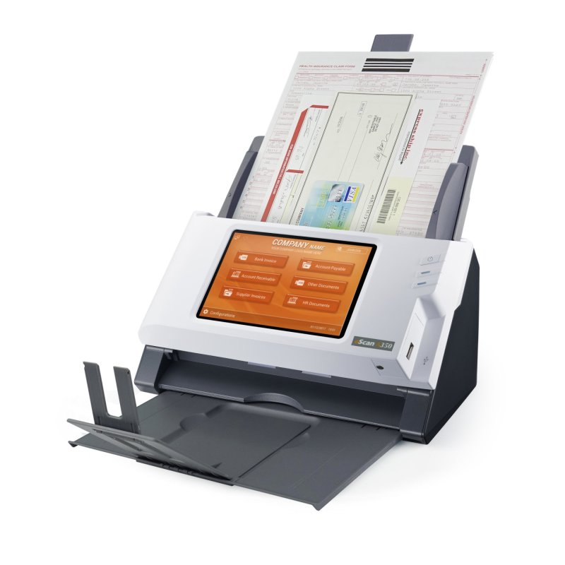 Plustek eScan A350 Enterprise ADF Manual feed scanner 600 x 600 DPI A4 Black, White
