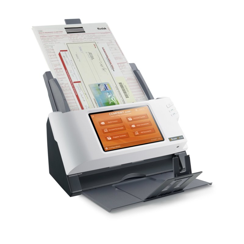 Plustek eScan A350 Enterprise ADF Manual feed scanner 600 x 600 DPI A4 Black, White