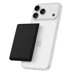 PORTE-CARTES MAGNETIQUE SILICONE MAGSAFE NOIR