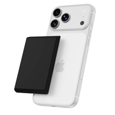 PORTE-CARTES MAGNETIQUE SILICONE MAGSAFE NOIR