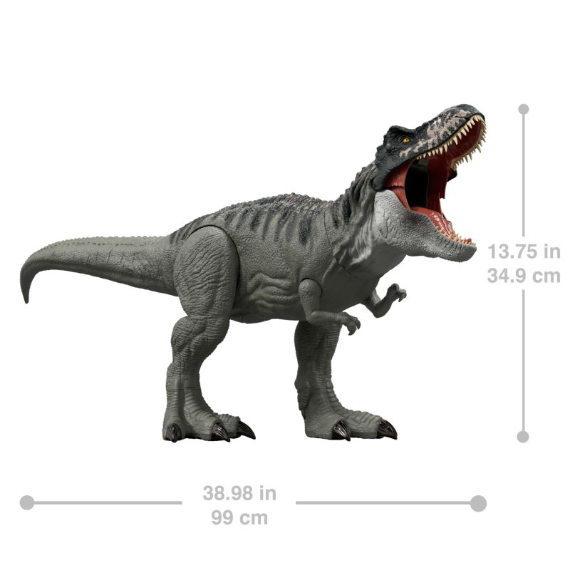 Jurassic World – Figurine articulée Tyrannosaurus rex Super Colossal