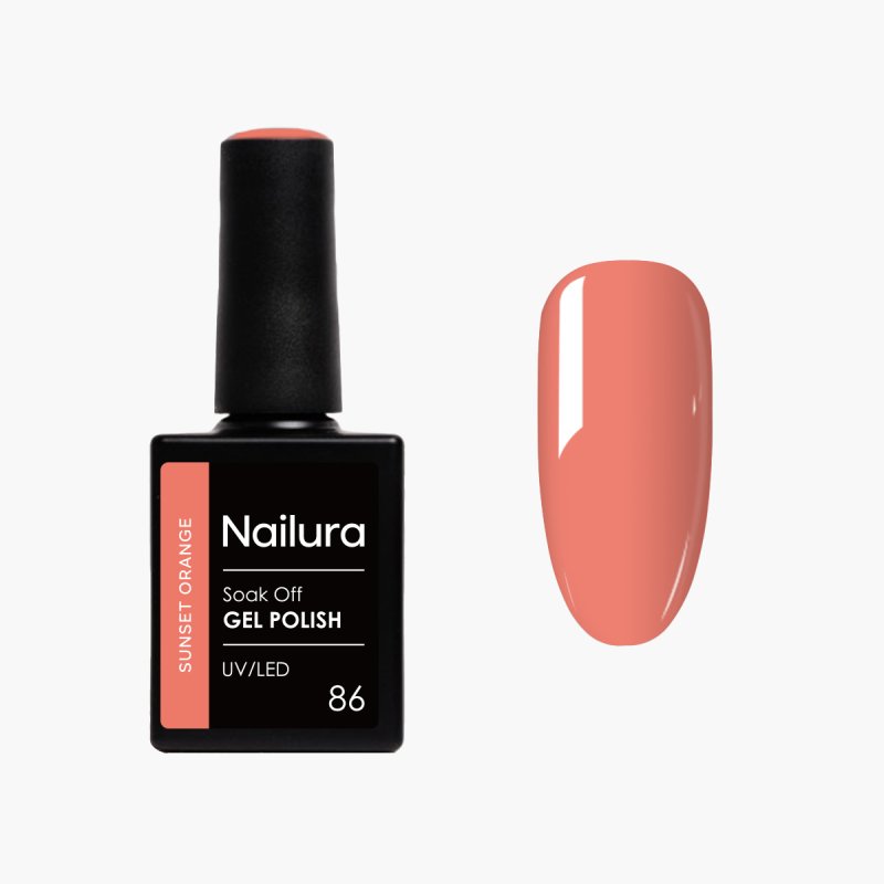 Nailura - Gel Polish 86 - Sunset Orange - 10 ml