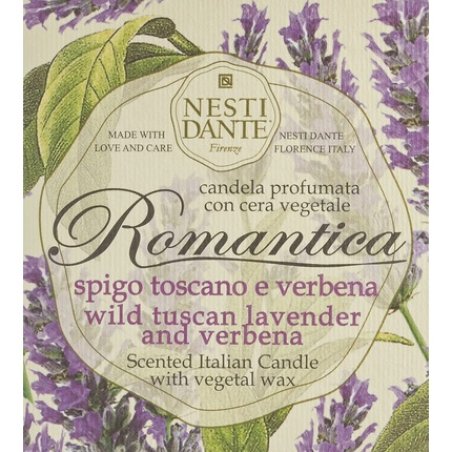ROMANTICA - WILD TUSCAN LAVENDER &amp VERBENA Scented Candles 160g.