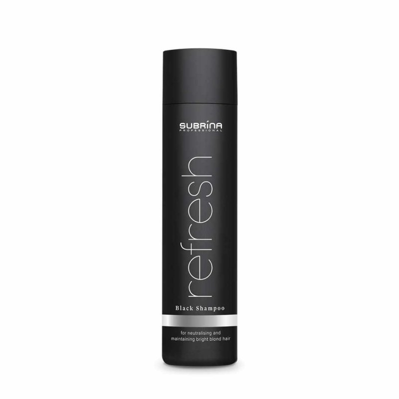 Subrina Professional Refresh Black, Sampon neutralizant pentru nuante reci, 250ml