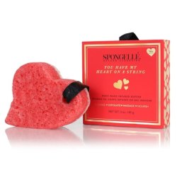 Spongelle You Have My Heart On A String Body Wash Infused Buffer and Polish