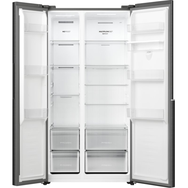 Gorenje NRS917E41BXWD frigo américain Pose libre 541 L E Noir